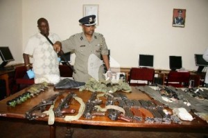 armi sequestrate a Eastliegh nel 2011