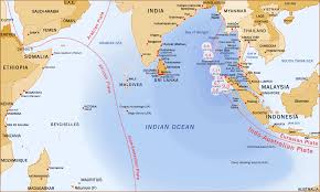 Mappa Indian Ocean