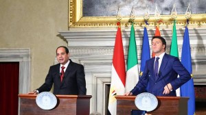 Renzi receives Al-Sisi