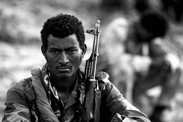 Eritrean soldiers in Adi-Quala, Eritrea.