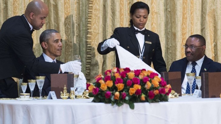 Obama a pranzo con Desalegn