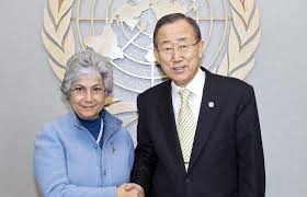 Pansieri e Ban Ki Moon
