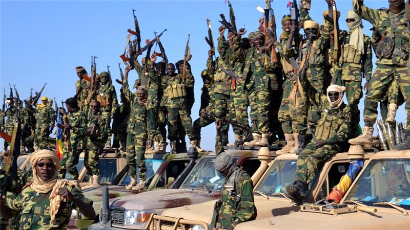 Un gruppo di militanti di Boko Haram