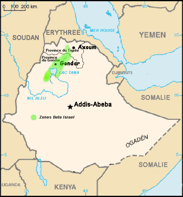 Mappa falasha
