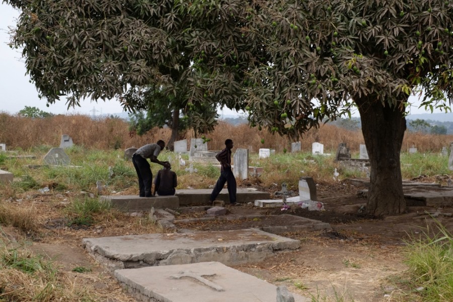 The Kinsuka cemetery