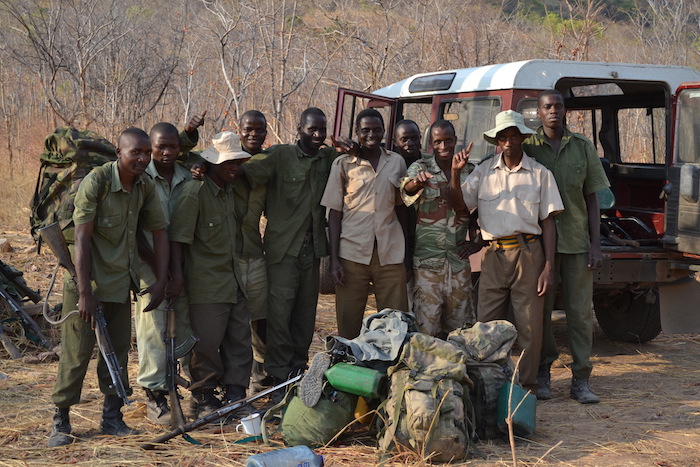 Missione anti-bracconaggio in Zimbabwe.