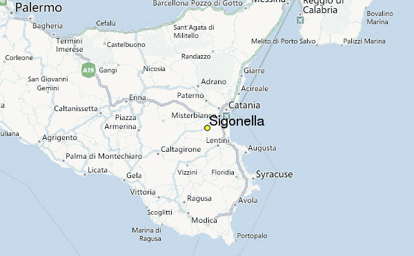 mappa Sigonella