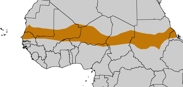 Mappa del Sahel