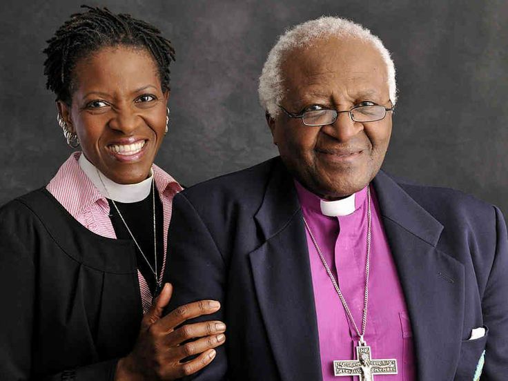 Mpho Tutu e il padre Desmond