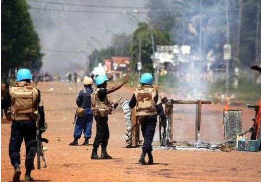 Bangui, Repubblica centrafricana sit-in "città morta" 24.10.2016