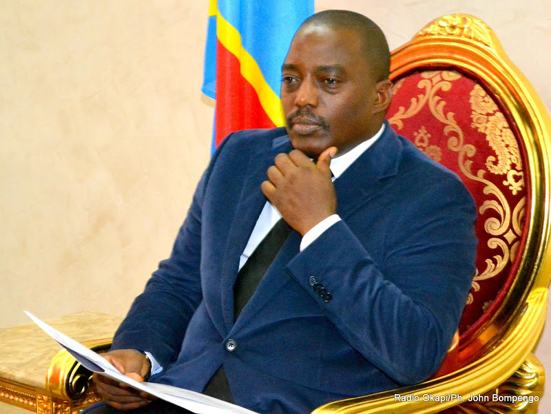 Il presidente con goles Joseph Kabila