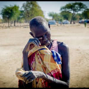 Lo spettro della fame. Donna sud sudanese