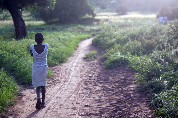 Girl walking