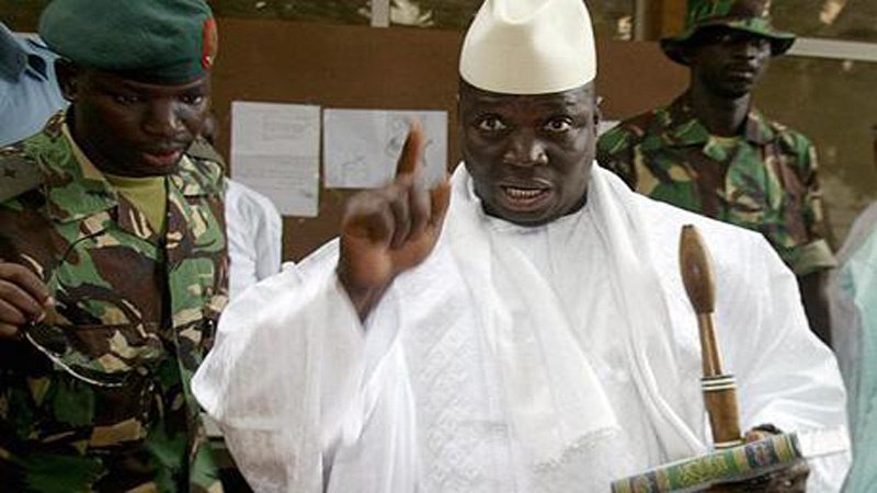Yahya Jammeh, presidente del Gambia