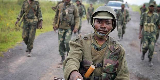 soldati dell'esercito del Congo-K