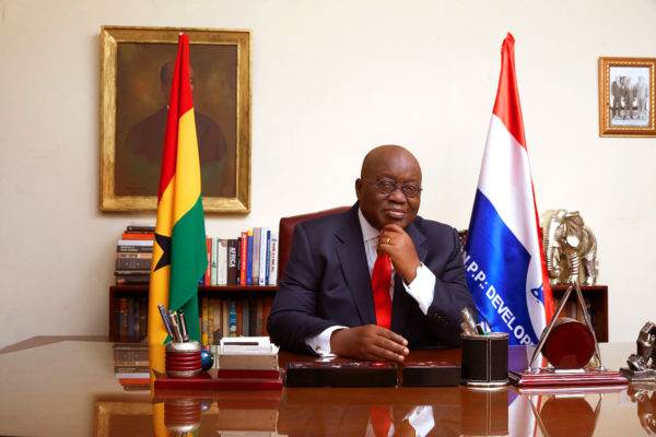 Il presidente del Ghana, Nana Addo-Akufo