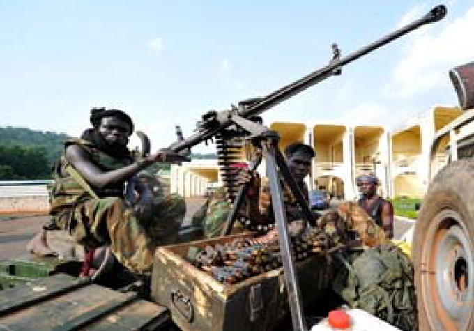 Gruppo di uomini armati in Centrafrica
