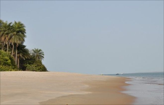 Spiaggia sulle isole Bijagos, Guinea Bissau