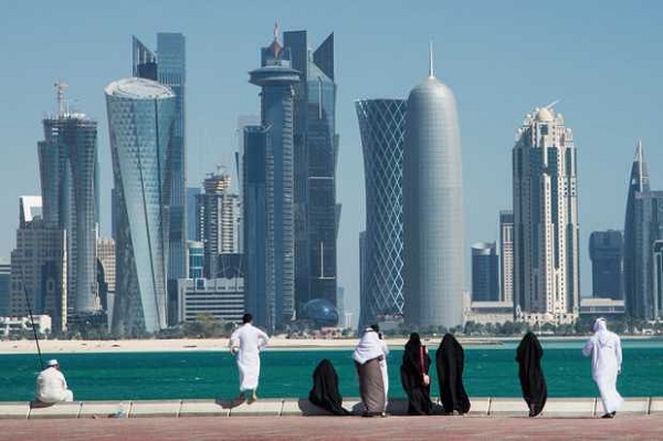 La skyline del Qatar.