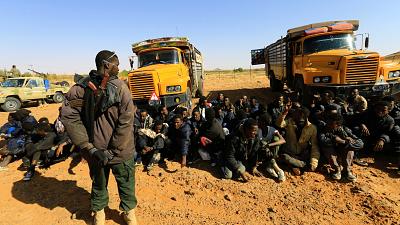 Migranti intercettati al confine tra Sudan e Libia