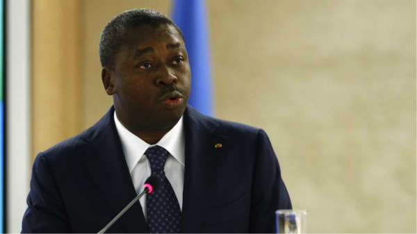 Il presidente del Togo Farue Gnassingbè