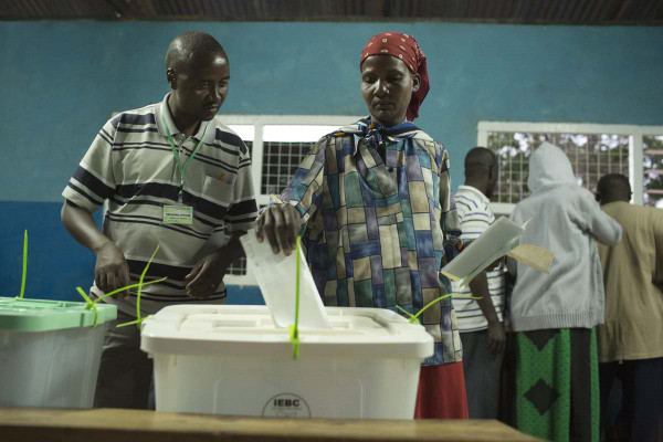 Seggio elettorale in Kenya