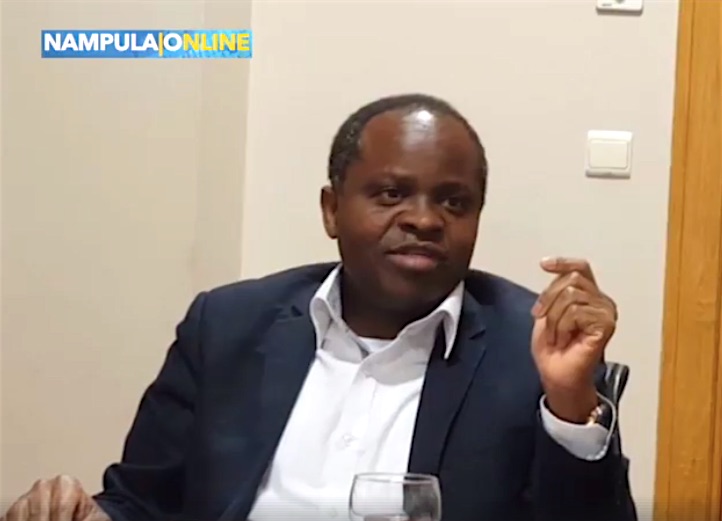 Mahamudo Amurane, durante l'intervista a Nampula Online