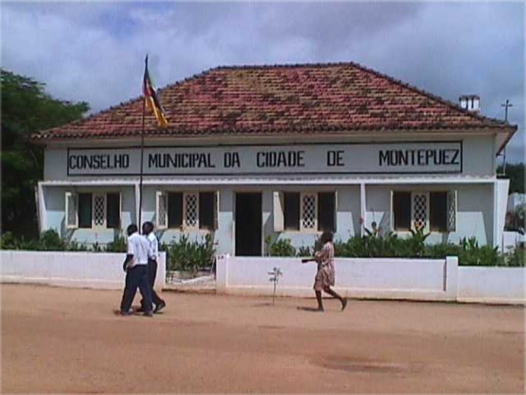 L'edificio del Consiglio comunale di Montepuez, Mozambico