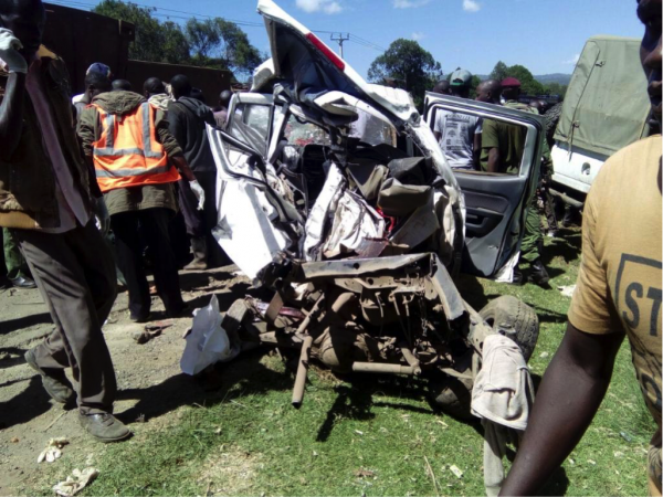 Il pauroso incidente di ieri sulla superstrada Eldoret-Nakuru