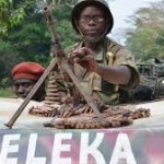 Seleka in carro armato