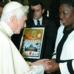 Rebecca Kadaga e papa Ratzinger
