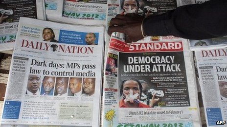 The government of Kenya wants to gag the press