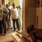 Il corpo del conducente di boda boda