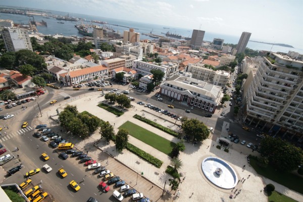 Dakar, la place de l'Indépendance (Sénégal)