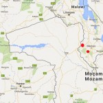Map Malawi-Mozambico