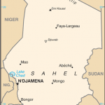Mappa del Ciad
