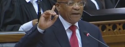 Jacob Zuma in parlamento