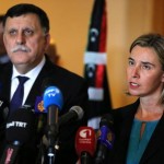 EU Mogherini meets Libyan PM in Tunisia