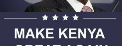 "Make Kenya great again" lo slogan del candidato alla presidenza Raila Odinga