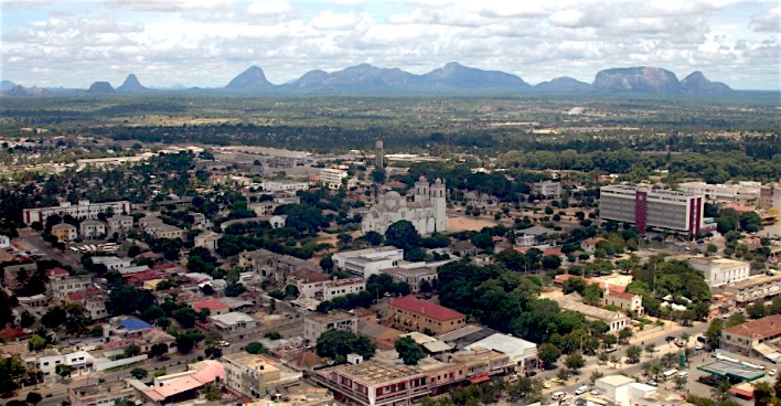 Veduta della città di Nampula, Mozambico