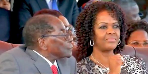 Robert Mugabe e la moglie Grace