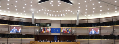 Emiciclo del Parlamento europeo (foto © Sandro Pintus)