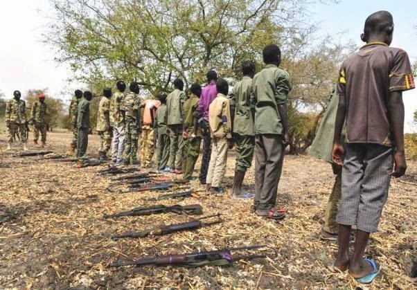 Bambini soldato liberati in Sud Sudan
