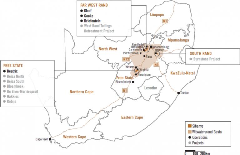 Oltre mille minatori intrappolati sotto terra in Sudafrica