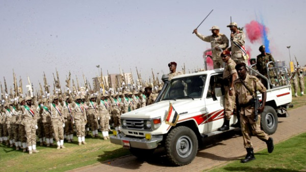 Truppe paramilitari RSF a Kassala, Sudan