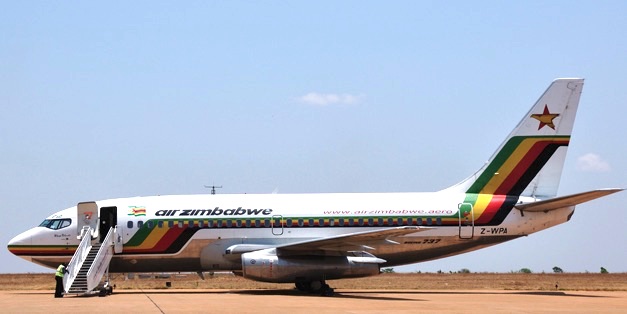 Uno dei due Boeing 737-200 di Air Zimbabwe