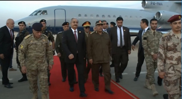 Khalīfa Belqāsim Haftar al suo ritorno in Libia