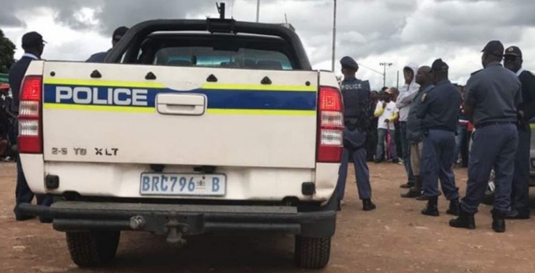 Polizia sudafricana (Courtesy Amnesty International)