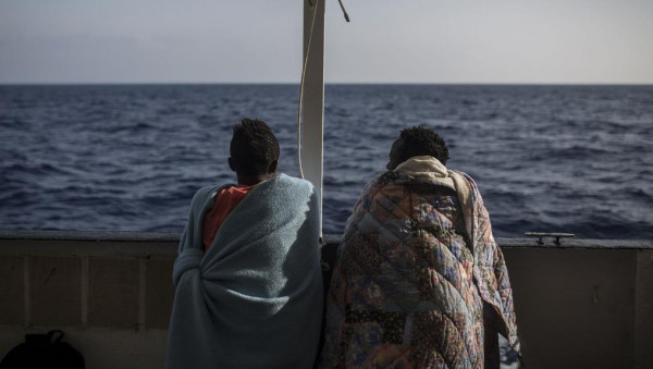 Migranti salvati da una nave ONG
