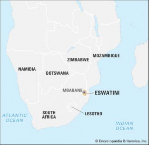 Mappa dello Swaziland 2